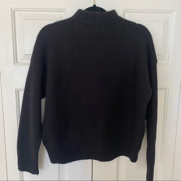 Madewell Black Dillon Mockneck Pullover Sweater - Picture 5 of 10